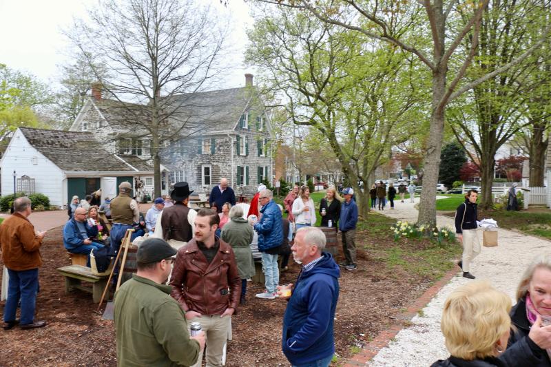 Despite cool temperatures and the occasional spot of rain, the Lewes Historical Society’s April 7 First Friday was well attended by a variety of folks.