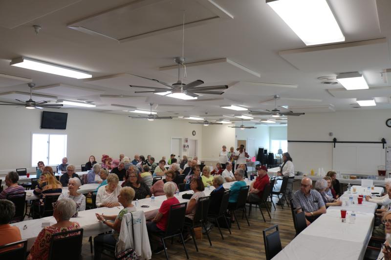 More than 70 people volunteer at the Lewes Senior Activity Center. On April 20, they were rewarded with a special lunch cooked and served by senior center staff.