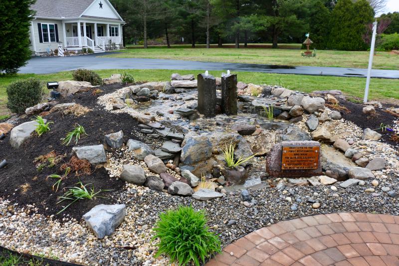 While the memorial is kept in good shape, the winter weather and recent storms called for a spring cleaning. This is before the Green Beret Project Sussex came to spruce things up.