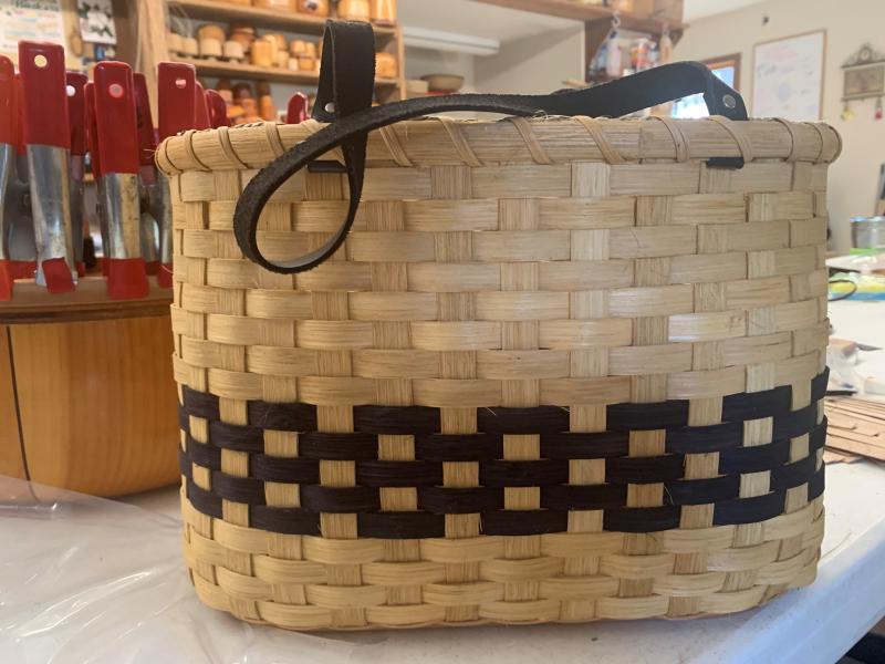Woven basket by Denise Bendelewski, Milton Arts Guild instructor. SUBMITTED PHOTO