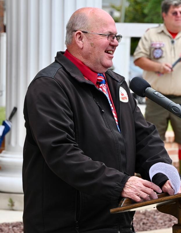 Georgetown Mayor Bill West says the word of the day is remembrance of U.S. veterans, especially for those who didn’t come home.