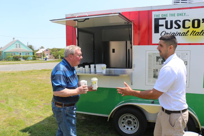 Fusco’s Italian Water Ice will hold a soft opening Friday and Saturday, May 19-20. AARON MUSHRUSH PHOTO