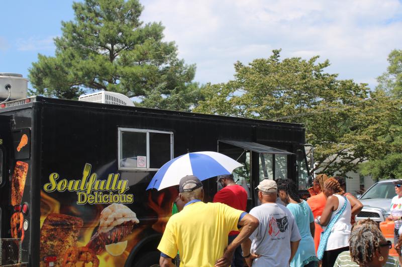 Soulfully Delicious offers fried food, but like the other food trucks, they ran out of food a couple of hours before the celebration ended.