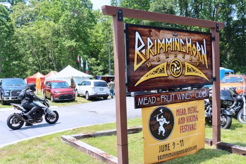 The Brimming Horn Meadery hosted Party Like It’s 793 June 9-11. The festival, reportedly Delaware’s only Viking and heavy metal festival, is a celebration of all things Viking, metal and mead. AARON MUSHRUSH PHOTO