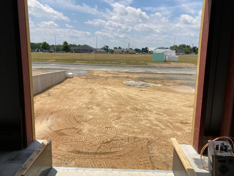 One of the loading areas at the Food Bank of Delaware building in Milford.