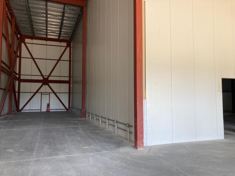 A section of the refrigerator area.