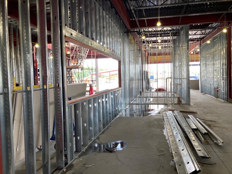 The new Food Bank building will include its own industrial kitchen where cooking for the cafe and culinary training will take place.