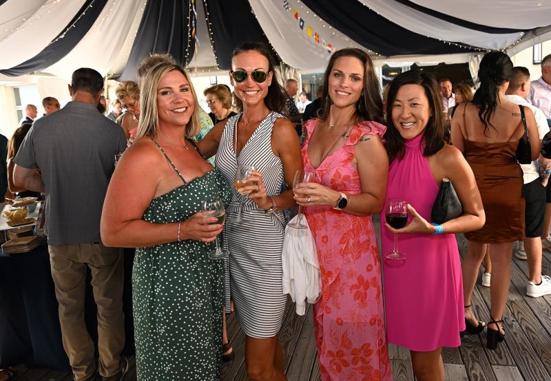 Posing for a photo are friends (l-r) Courtney Savage, Dawn Head, Caryn Marcinizyn and Casey Jacobsen.