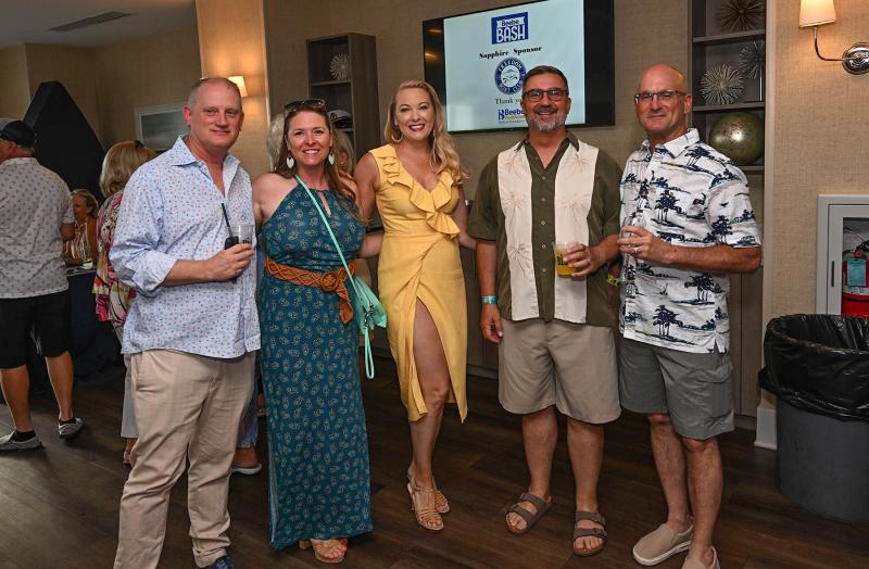 Getting together for a picture are (l-r) Patrick Carroll, Heather Spencer, Cheryl Crowe, Allan Doonan and Jim Stefanelli.