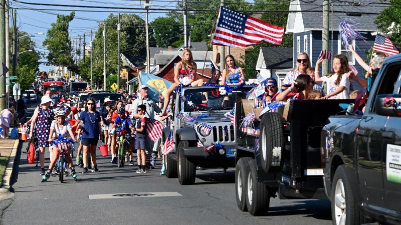 The Doo-Dah Parade stretches down Savannah Road. The 2023 parade was one of the largest in its more than 50-year history.