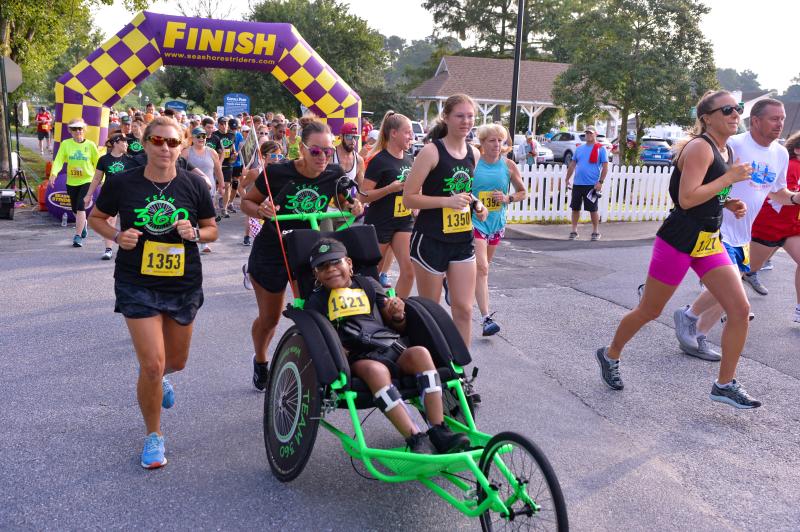 Team 360 out of Salisbury brought a large contingent of athletes to Millsboro to compete. A statement from the group’s Facebook page reads: “Team 360 is a nonprofit organization that brings athletes of all abilities together to train and compete.”