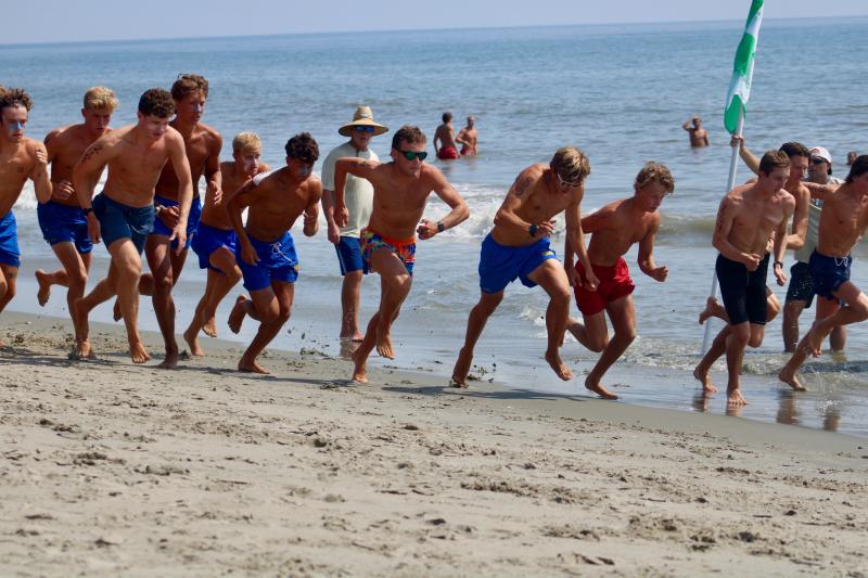 Beach patrols from the Cape Region competed against teams from as far north as New York and as far south as Virginia during the 2023 USLA Mid-Atlantic Regional Championships.