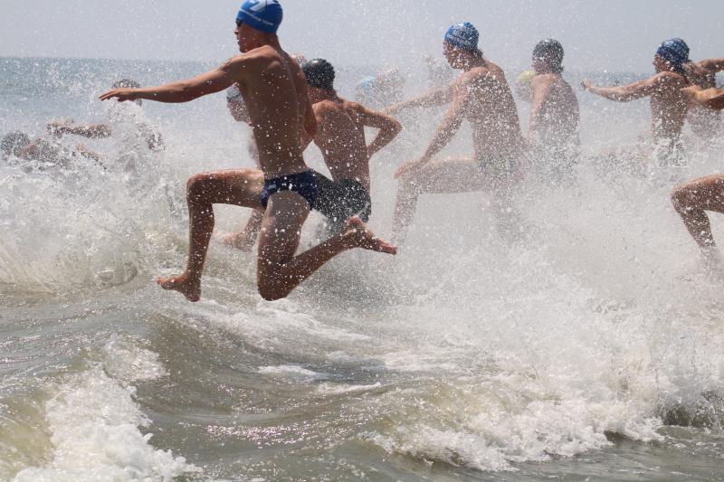 Lifeguards from across the Mid-Atlantic compete against one another in swimming, running, strength and endurance competitions.