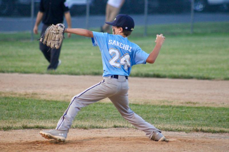 Lewes pitcher Chase Sanchez took over in the second inning of Game 2, throwing 80 pitches across four innings. He struck out five and only surrendered one earned run to silence the Millsboro bats.