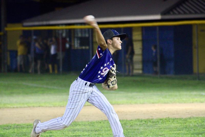 Milton Major All-Stars pitcher Trig Joseph struck out five batters over five innings of work against Nanticoke July 13.