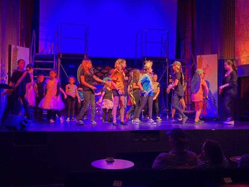 Milton Theatre kicked off its fundraising campaign Aug. 2 for Phase 2 of renovations to the century-plus-old building, which will include new studios and dressing rooms. The additional studio space will help accommodate the growing numbers of kids taking part in the theater’s education initiatives. As part of that, the Aug. 2 kickoff featured a performance of “Just Keep Swimming” by the cast of the summer camp production of “Finding Dory Jr.” RYAN MAVITY PHOTOS