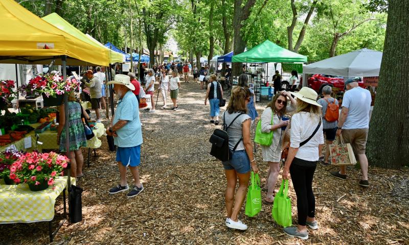 The Nassau Valley Vineyards Farmers Market is one of many held in towns and cities throughout Sussex County.