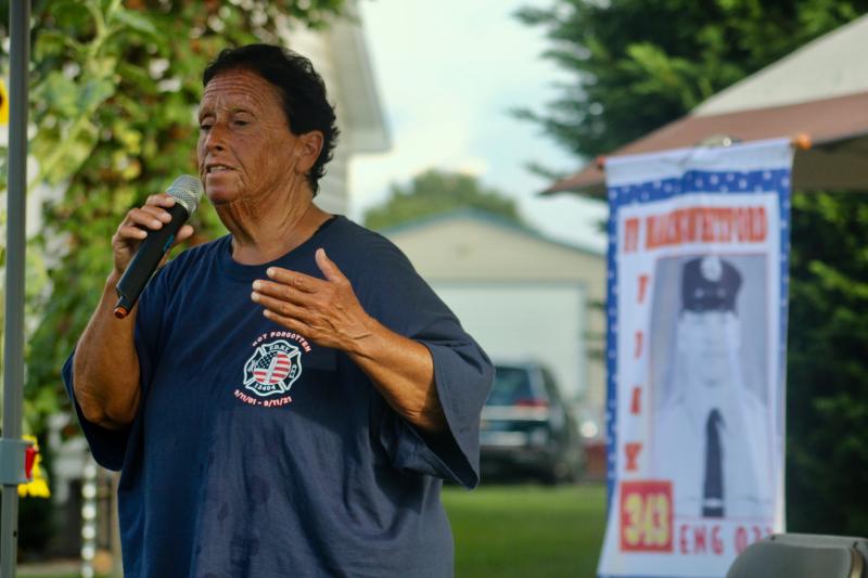 Nancy Seddio was a physician when the Sept. 11, 2001 attacks took place. She recalls a man covered in soot stepping into her office, pointing at the TV and saying, “I was just there.”