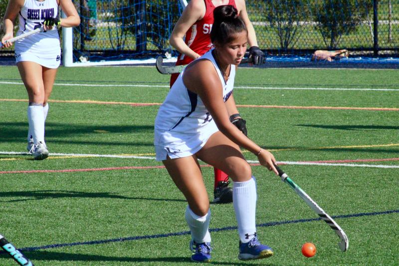 Junior midfielder Morgan Leeper was all over the field and a genuine nuisance defending Smyrna ball handlers.