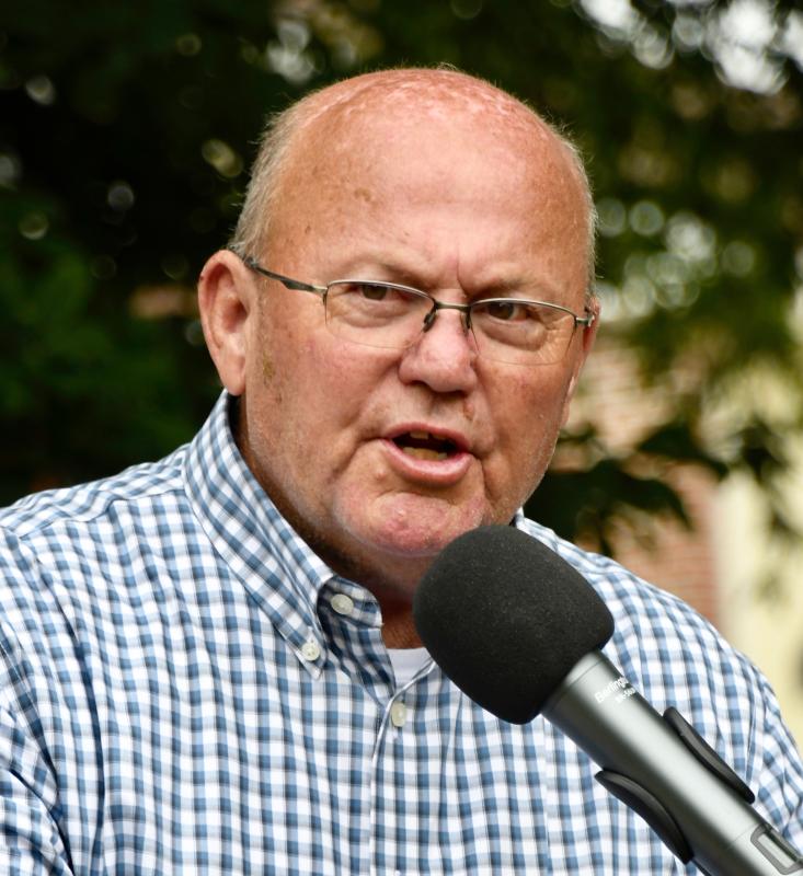 Georgetown Mayor Bill West says U.S. Constitution Day belongs in the county seat.