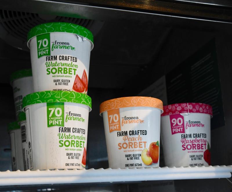 The Frozen Farmer’s products attracted national attention when owner Katey Evans of Evans Farm appeared on “Shark Tank”. Some 8,000 stores nationwide now carry her products.