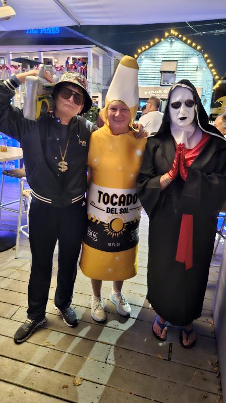 Dean Yanchulis took this photo of (l-r) Peggy Castle, Mary Gardiner and Debbie Geismar at Aqua in Rehoboth Beach.