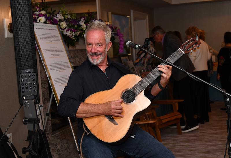 Paul Cullen entertains the crowd during the event.