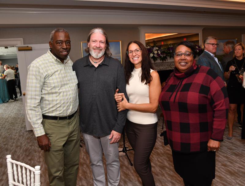 Pausing for a picture are (l-r) John Reese, Bobby Belt, Nicole Belt and Angela Reese.