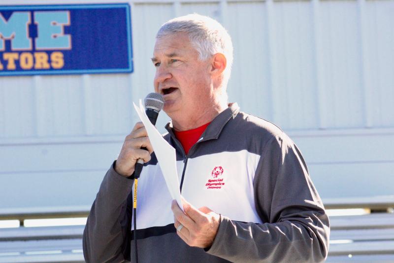 Special Olympics Delaware Director of Media Relations Jon Buzby explains the importance of the tournament and inclusive play prior to the start.