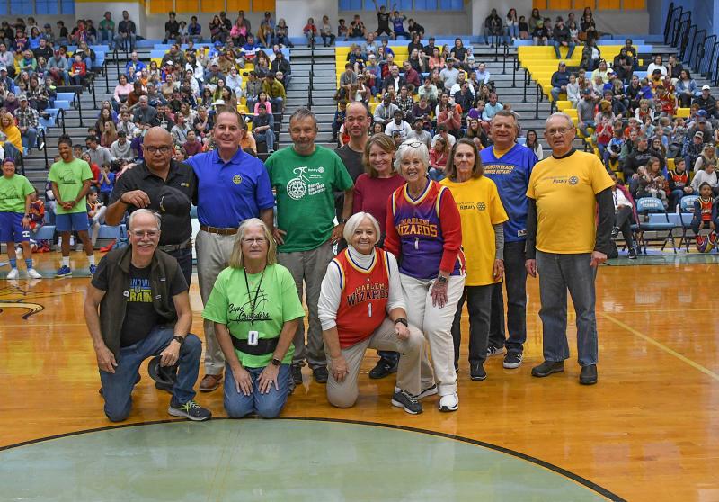 Rotary group members are in back (l-r) Dr. Uday Jani, County Councilman Mark Schaeffer, Jim Keresztury, Miguel Gomez, Virginia Roach-Yukins, Gail Dejmal, Pat Rickenbach, Scott Bossert and Bob Wotring. In front are President Charlie Garlow, Lisa Grossman and Pat Campbell-White.
Not pictured are Carroll Fingar, Richard Miller, Steve Grossman, Bill Arvidson, David Rowe, Mat Hastings and Randy Smith.