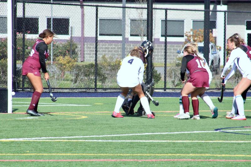 Senior Callie Short’s shot flew right past the post and into the goal for her second goal of the game.