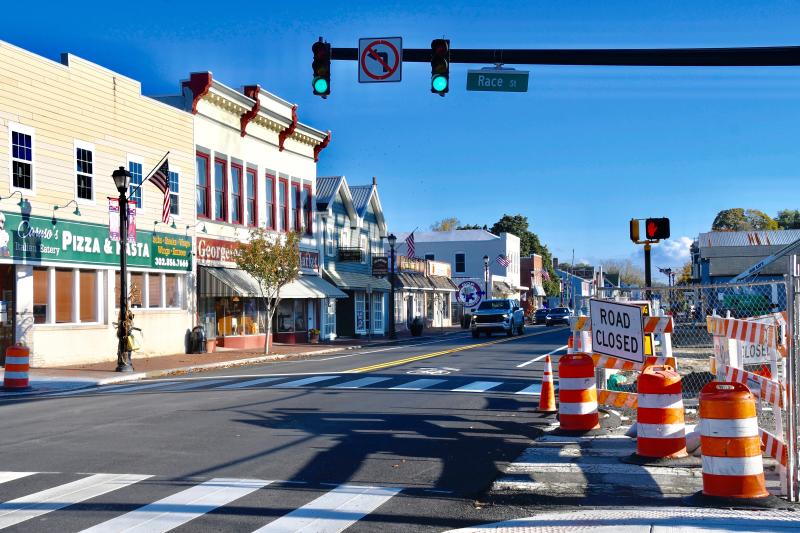 Georgetown’s downtown offers a variety of buildings – restaurants, a florist, offices, apartments, government offices, law offices and a Hispanic variety store. RON MACARTHUR PHOTO