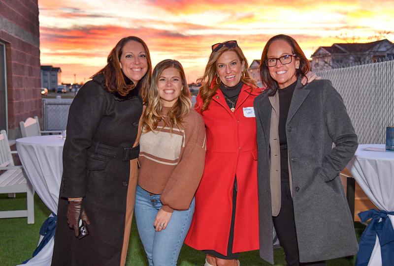 Supporters of the Oak Orchard Boys & Girls Club are (l-r) Leanne Silicato Prosser, Raven Hudson, Kathleen Schell and Nicole Silicato Miller.