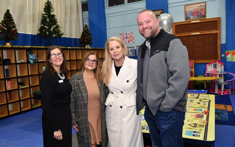 The Oak Orchard Boys & Girls Club supporters are (l-r) Sara Driscoll, Zaida Guajardo, Jane Crowe and Rob Crowe.