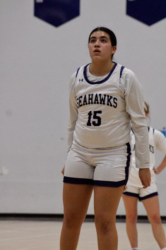 The crowd erupted in cheers when Samira Zahraoui converted a free-throw attempt. The Seahawks senior valiantly battled Lake Forest star Kirja Hickman in the paint all night and was praised by coach Rayona Benson for her efforts.