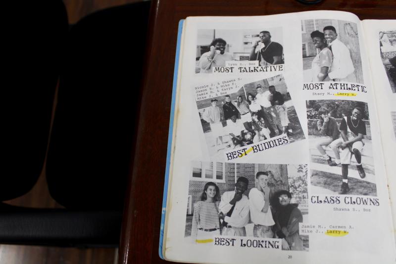 Popular with his classmates at Milton Middle School, Larry picked up quite a few superlatives before he arrived at Cape - including best looking and most athletic.