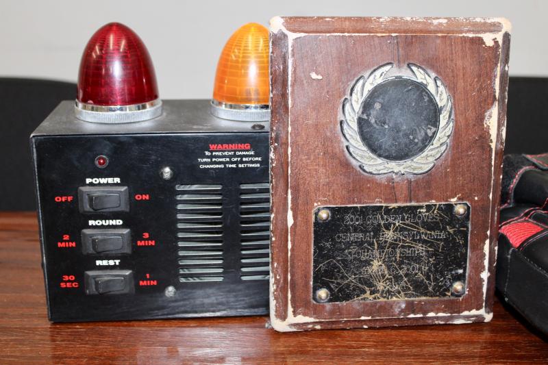 These days, Larry Woodall Jr. controls the timer, but there was a time when that bell meant go time for Larry and not so much of a fun time for his opponents.