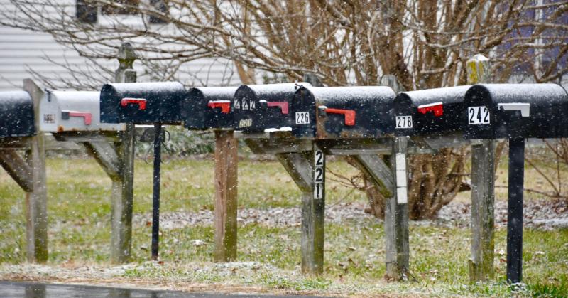 Sussex County’s first snowfall of 2024 doesn’t amount to much. RON MACARTHUR PHOTO