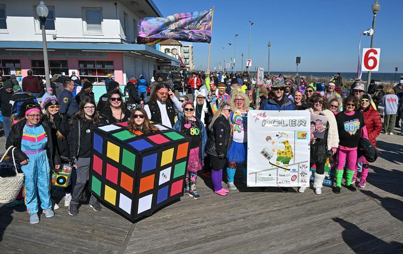 The Like, Totally Poler plunge team with an ’80s theme was the top fundraising team, collecting more than $57,000.