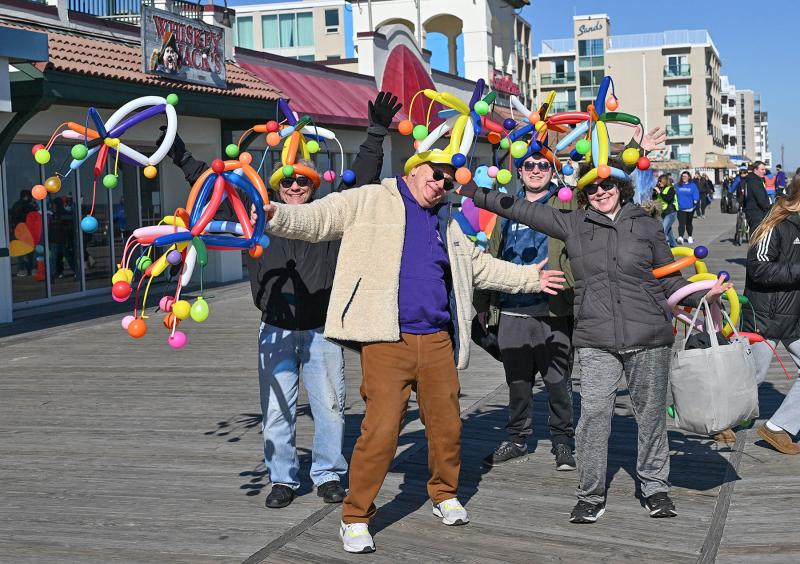 The Hoppy Plungers team poses for a picture before the plunge. The group consists of Tom Greenwood, Alice Rybarczyk, Matthew Swanton and Lenny Vito. They raised $1,800 for the Special Olympics.