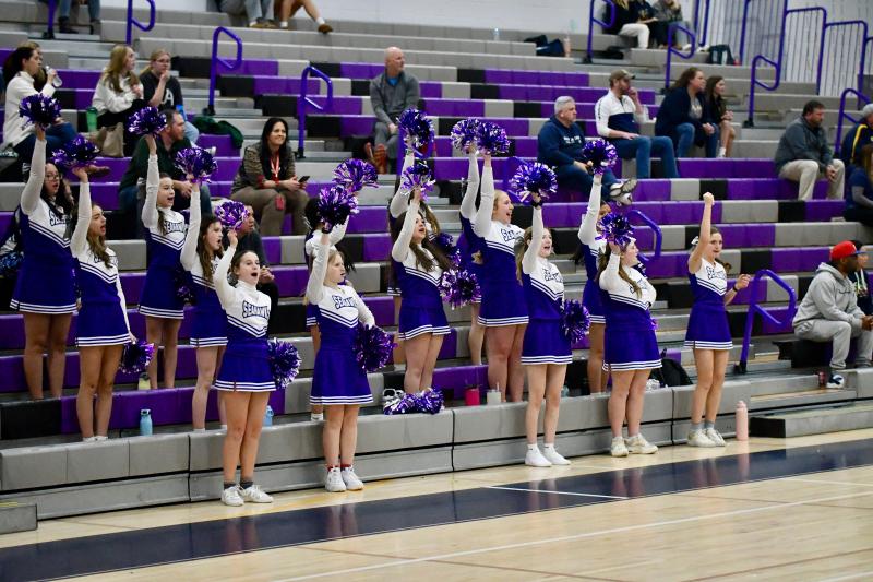 Donning new kits fresh off the Singer, the Sussex Academy cheerleaders deliver chants synced to game action. One of them may meow.