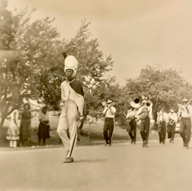 An unidentified band participates in the Jolly Jills Memorial Day parade in Lewes in the late 1950s. SOURCE: DAISEY FAMILY LEGACY COLLECTION