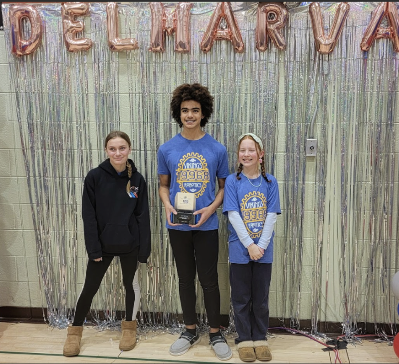 Milton-area teammates (l-r) Avery Harp, Mason Fountain and Amelia Kennedy took second place in the Finals Alliance Teamwork Challenge. SUBMITTED PHOTO