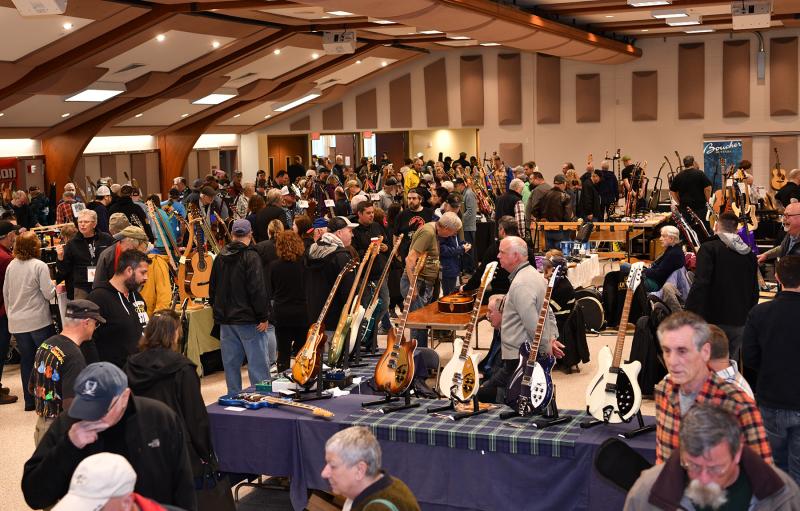 Nearly 1,000 guitar enthusiast crowd Rehoboth Beach Convention Center March 22-23 for the Mid Atlantic Guitar Show & Swap Meet.