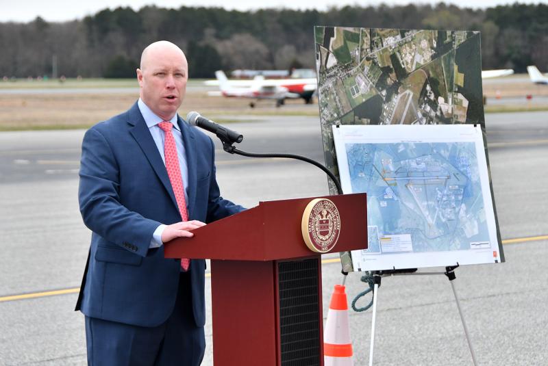 “The runway extension project at Delaware Coastal Airport has been our top priority for years,” said County Administrator Todd Lawson.