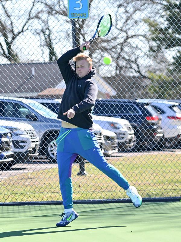 Cape senior Oliver Townsend has returned at first singles for the Vikings. He has been named captain along with junior Trent Kauffman.