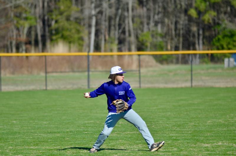 Delmarva Christian senior Xavier Efford is one of the Royals' pitchers, and when he’s not on the mound, he’ll be playing shortstop.