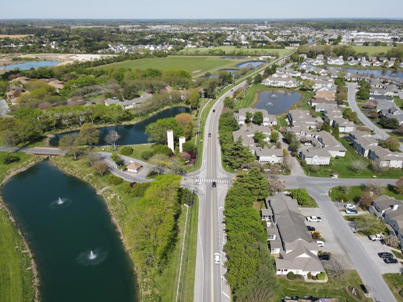 Phase 1 of the Plantation Road project in underway from Salt Marsh Boulevard (above) to Robinsonville Road followed by Phase 2 from Robinsonville to Route 24 (below). NICK ROTH PHOTO