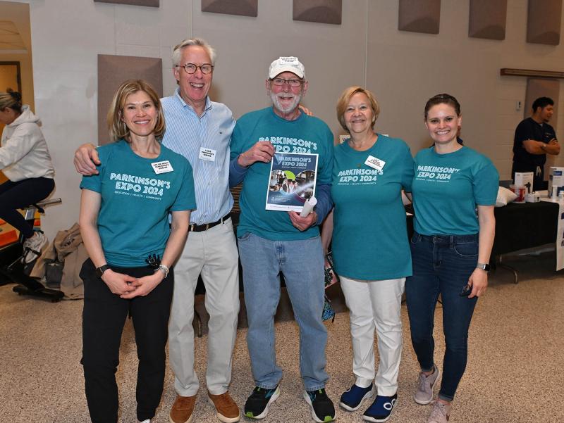Shown volunteering at the event are PESGSC board members (l-r) Amanda Peters, Tom McDonald, Bill Cobb, Denise Demback and Lindsay Olsen.