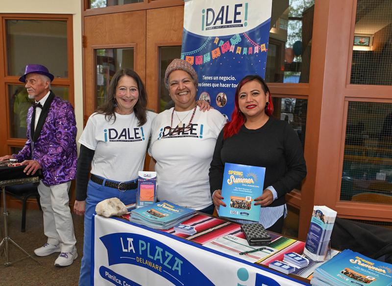 iDALE!, an association to unite and support the Latino business community, is represented by (l-r) Mary Dupont, Ziulin Moreno and Edy Morales.